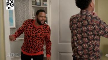 Suéter naranja usado por Andre 'Dre' Johnson (Anthony Anderson) en negro Temporada 6 Episodio 12