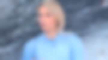 The top collar mao in lightweight denim Jean gross Natacha Harry in Télématin the 17.01.2020