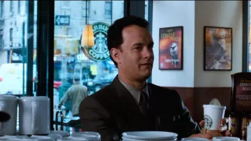 Starbucks Coffee drunk by Joe Fox (Tom Hanks) in You've Got Mail
