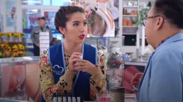 Imprimé léopard Recadrée Chandail porté par Cheyenne (Nichole Bloom) dans le Superstore de la Saison 5 Épisode 12