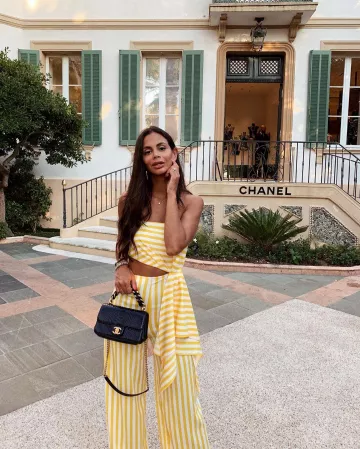 Cartable noir effet crocodile de hannah romao sur le compte Instagram de @hannahromao