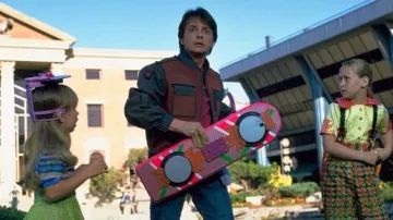 The hoverboard in Back to the future II