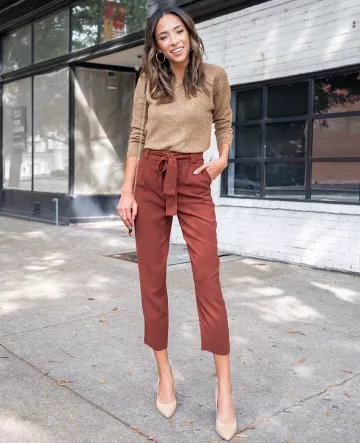 Florence Check Pantalón de Nena Evans en la cuenta de Instagram @nenaevans