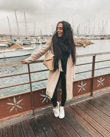 LOULOU medio en piel acolchada "y" de Julia Morgante en la cuenta de Instagram de @juliamorgante