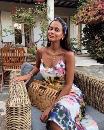 Sac en bambou de Hannah Romao sur le compte Instagram de @hannahromao