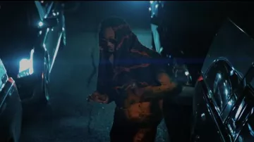 Louis Vuitton Brown MP2314 monograma patrón de cadena solar bandana de Future en el video musical 2 Chainz - Dead Man Walking ft. Future (Oficial)