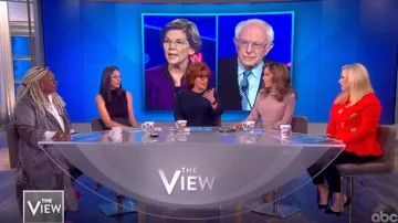 Ted baker London Tynna Embelli Chandail porté par Meghan McCain sur Le point de Vue le 16 janvier 2020