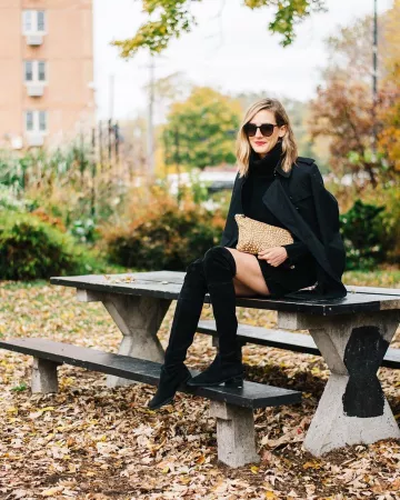 Trench Coat of Anna Jane Wisniewski on the Instagram account @seeannajane