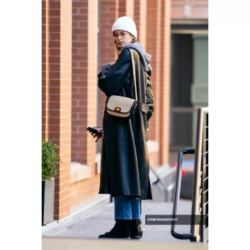 Reformation Sienna Boots usado por Kaia Jordan Gerber Ciudad de Nueva York 17 de enero de 2020