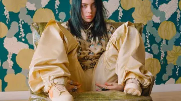 Slim Space Pants worn by Billie Eilish in Billie Eilish - Funny Moments
