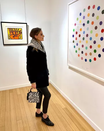 Elena Ghisellini Angel XS Baby usado por Olivia Palermo Instagram enero 20, 2020