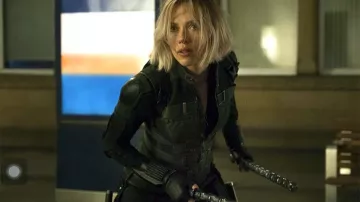 Les bâtons de Natasha Romanoff / Viuda Negra (Scarlett Johansson) dans Avengers : Infinity War