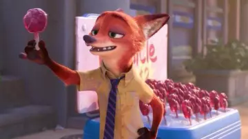 Une glace "patte de chat" de Nick Wilde (Jason Bateman) dans Zootopie