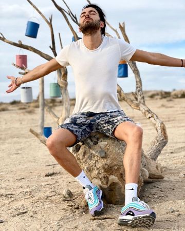 Los calcetines Nike de Reead en la cuenta de Instagram @reead