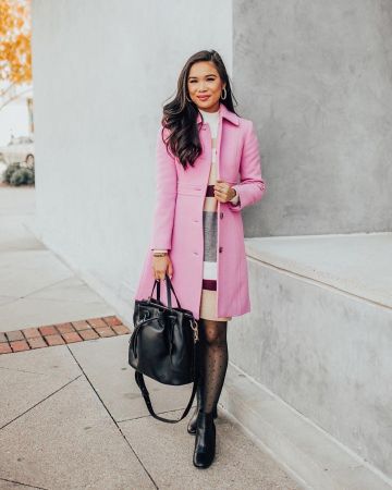 J Crew Coat In Wool of Hoang-Kim on the Instagram account @hkcung