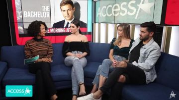 Wayf Brown Tiger Print Sweater worn by Zuri Hall on Access Hollywood January 21, 2020