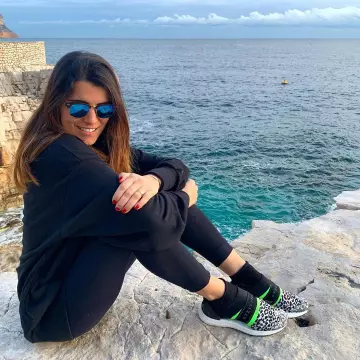 Les baskets leopard Ultraboost X 3.D. S. de Karine Ferri sur le compte Instagram de @karineferri