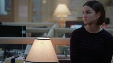 Noir Crew Neck Top porté par Callie Adams Foster (Maia Mitchell) en Bonne Difficulté Saison 2 Épisode 12