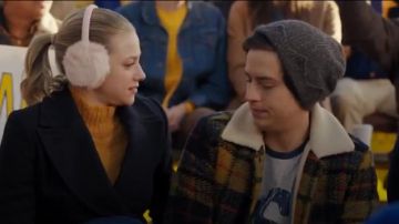Yellow Plaid Sherpa Collar Jacket worn by Jughead Jones (Cole Sprouse) in Riverdale Season 4 Episode 10