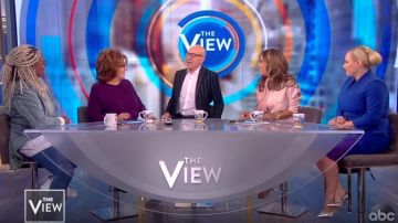 Vestido de Hobbs Dianna usado por Meghan McCain en The View 22 de enero de 2019