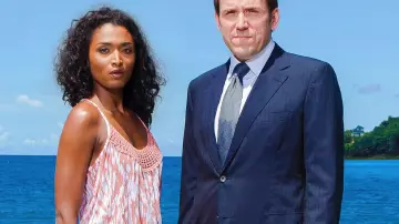 Pink Top worn by DS Camille Bordey (Sara Martins) in Death in Paradise (Season 1)