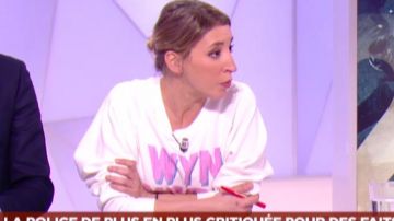 The sweat round neck screen-printed White cotton Nadia Daam in 28 minutes