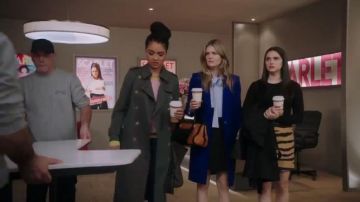 Leather Shoulder Bag worn by Sutton Brady (Meghann Fahy) in The Bold Type Season 4 Episode 1