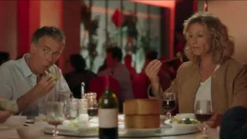 Light blue shirt with Jocelyn (Franck Dubosc) Throughout the world standing