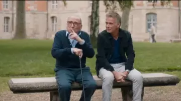 Pants green pin Dad Jocelyn (Claude Brasseur) Throughout the world standing