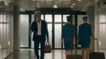 Suit jacket blue Jocelyn (Franck Dubosc) Throughout the world standing