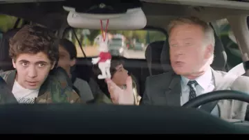 Blazer grey of Antoine Mercier (Franck Dubosc) in 10 days without mom