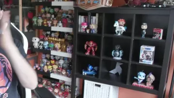 El funko pop de Kratos en LinksTheSun's God of War en Royal Rumble Predictions 2020 y Worlds Collide!