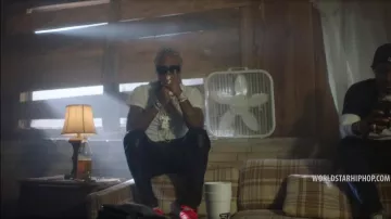 Nike Dunk Low Off-White University Red of Future en el video musical Marlo - "1st N 3rd" feat. Future, Lil Baby (Video musical oficial - Exclusivo de WSHH)
