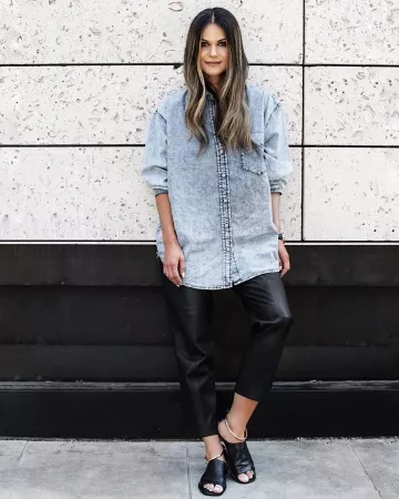 Topshop Sandalias Negras de Mercer7 en la cuenta de Instagram @mercer7official