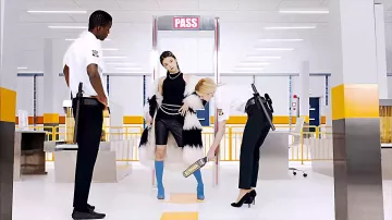Knee High Sock Boots worn by Hwang Ye-ji in ITZY "달라달라(DALLA DALLA)" M/V