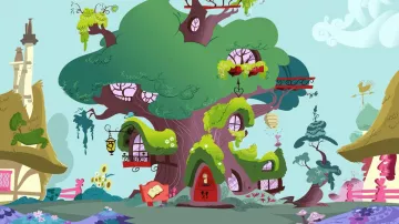 The library of Twilight in the series My Little Pony : friends is magic