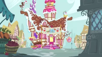 The house of pinkie pie in the series My Little Pony : friends is magic