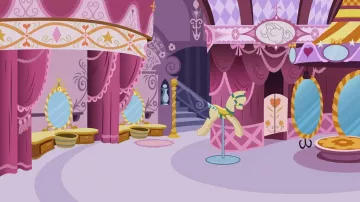 The magic shop of Rarity in the series My Little Pony : friends is magic