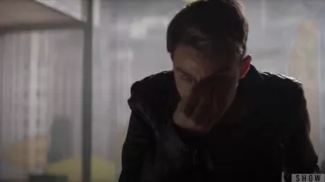 Black Quilted Shoulder Leather Jacket worn by Kate Kane (Ruby Rose) in Batwoman Season 1 Episode 11