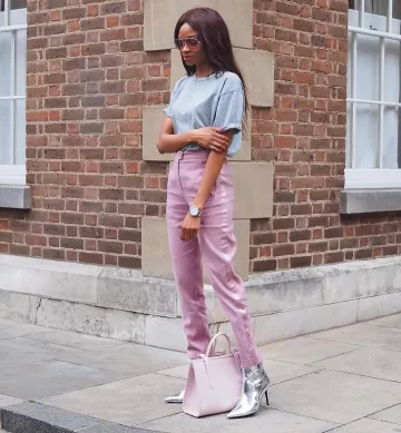 Topshop Botas Metálicas de Lorna en la cuenta de Instagram @symphonyofsilk