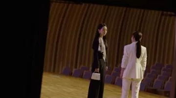 Black Pleated Wide-leg Trousers worn by Lee Yeon Seo (Shin Hye-sun) in Angel's Last Mission: Love Episode 4