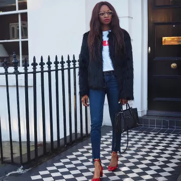 Balenciaga Bolso de piel de Lorna en la cuenta de Instagram @symphonyofsilk