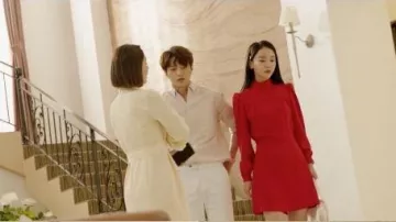 Red High-neck Mini Dress worn by Lee Yeon Seo (Shin Hye-sun) in Angel's Last Mission: Love  Episode 10