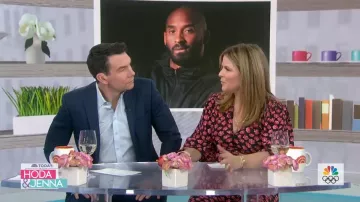 Ganni Flo­ral Wrap Dress worn by Jenna Bush Hager on Today January 27, 2020