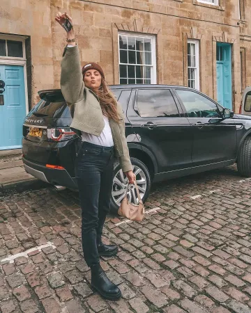 Ganni Wool Blend Hat of Sinead on the Instagram account @sineadcrowe