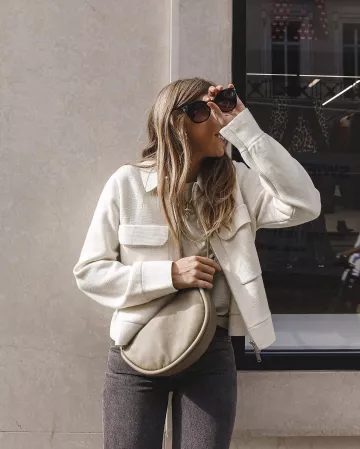 Longchamp Ébène Lunettes de soleil de Sinead sur l'Instagram account @sineadcrowe