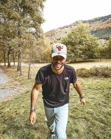 Le t-shirt The north face de Mathieu Leglise sur le compte Instagram de @math_uwg