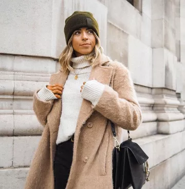 Cowl Neck Jumper of Charlotte Olivia on the Instagram account @iamcharlotteolivia