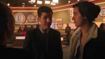 Gris foncé Sherpa Veste portée par Jughead Jones (Cole Sprouse) à Riverdale Saison 4 Épisode 11