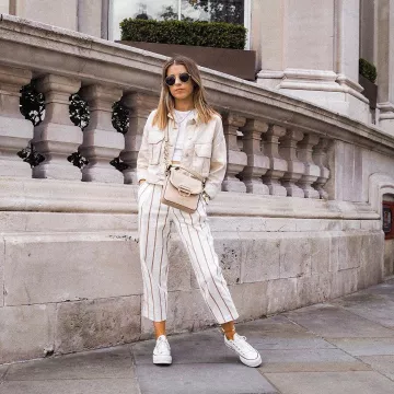 Converse All Star Trainers de Charlotte Olivia en la cuenta de Instagram @iamcharlotteolivia